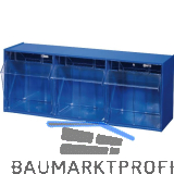ALLIT Klappsch�tten-Magazin Gr. 3 blau 600 x 200 x 240 mm