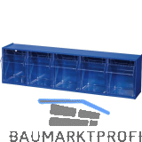 ALLIT Klappsch�tten-Magazin Gr. 5 blau 600 x 135 x 165 mm