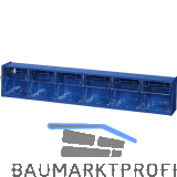 ALLIT Klappsch�tten-Magazin Gr. 6 blau 600 x 95 x 115 mm