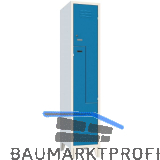 Z-Garderobenschrank Abteilanzahl 2 RAL7035/5010 grau/blau
