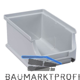 ALLIT Sichtlagerkasten Gr��e 2 Farbe grau 160 x 102 x 75 mm