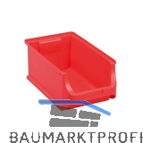 ALLIT Sichtlagerkasten Gr��e 4 Farbe rot 355 x 205 x 150 mm