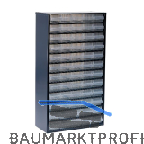 RAACO Schubladenmagazin 1260-00 mit 60 Schubladen 552 x 306 x 150 mm