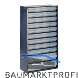 RAACO Schubladenmagazin 1240-123 mit 40 Schubladen 552 x 306 x 150 mm