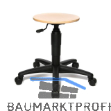 TOPSTAR Drehstuhl Tec60 Buchensitz Rollen