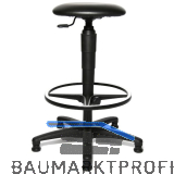 TOPSTAR Drehstuhl Tec60 Kunstleder Gleiter, Fu�ring