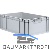 ALLIT Eurobox in Industriequalit�t grau geschlossen 600 x 400 x 220 mm