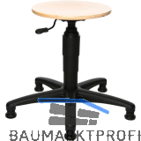 TOPSTAR Drehstuhl Tec50 Buchenholz Gleiter, Fu�ring