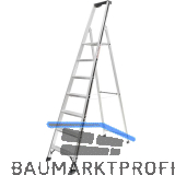 ALU-PRO Stufenstehleiter mit Plattform Type 70026 7 Stufen L�nge 2,38 m