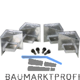 Palettenf��e f�r Riffelblechboxen (4 St)