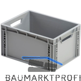Eurokasten in grau geschlossen 400 x 300 x 220 mm