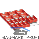 LISTA Einsatzk�sten 27E x 36E f�r Fronth�he 100-125mm 18-teilig