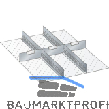 LISTA Einteilungsmaterial Trennw�nde 27E x 36E f�r Fronth�he 150 mm 5-tlg.