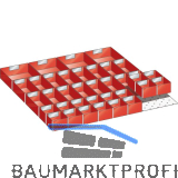 LISTA Einteilungsmaterial Einsatzk�sten 36E x 36E f�r Fronth�he 50 mm 36-tlg.