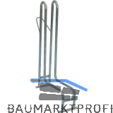 Fahrradb�gel niedrig f�r Reifenbreite bis 75 mm