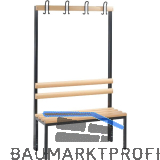 C+P Garderobenbank einseitig Basic 1650 x 1000 x 400 mm