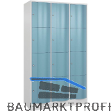 C+P Schlie�fachschrank Resisto 1950 x 1148 x 540 mm