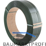 PET-Band gr�n 1200 x15,1x1,0 mm Bruchlast 568 kg Kern � 406 mm