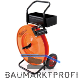 PP-PET Abrollwagen Zave f�r Kern � 406 mm mit Bandbremse