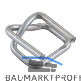 Kraftband Klemmen B4 f�r 13 mm Kraftband Inhalt 1000 St�ck