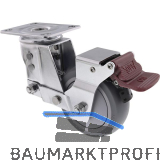 WAGNER Transportger�te-Lenkrolle TPR-Rad grau 100 mm 120 kg