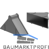 Kantenschutzecke geschlossen schwarz 29 x 68,2 x 68,2 mm