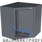 SEMLOC Unterbau-Eckschrank 910 x 860 x 860 mm schwarz 1 Boden 45kg