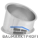 SCHUKO Rohrsegment 15,0 Grad, Durchmesser 100 mm