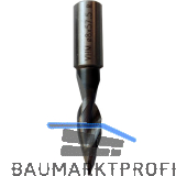 GUHDO VHM D�bellochbohrer f. Durchgangsl�cher, � 5x70 mm/Schaft: 10x24 mm-links