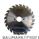 GUHDO HW-Ritzkreiss�geblatt f�r diverse Maschinen 120x2,8-3,6x20 mm Z2x12 V/FZ
