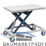 BECK H�henverstellbarer Arbeitstisch HS 350-standard mit Blechplatte
