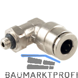 Pneumatik Winkeleinschraubanschluss, Durchmesser DM 6 mm, M5