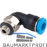 Pneumatik Winkeleinschraubanschluss, Durchmesser DM 4 mm, M5