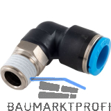 Pneumatik Winkeleinschraubanschluss, Durchmesser DM 10 mm, 1/4"