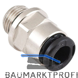 Pneumatik Einschraubanschluss, gerade, Durchmesser DM 8 mm, 1/4"