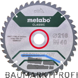 METABO HW-CT-Kreiss�geblatt - Precision "Classsic" 216x2,4x30 mm Z40 WZ neg.