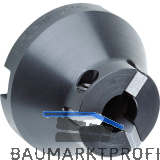 R�HM Mitnehmer-Scheibe mit 4-seitig verw. HM-Platten, Linksl., 25H