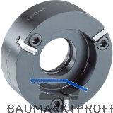 R�HM Mitnehmer-Scheibe m. ausw. u. m. 4-seitig verw. HM-Platten, Re./Li., 63 mm