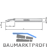 MAWEX Bohrnutenfr�ser HSS 10X14X80 mm einschneidig spiralig