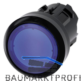 SIEMENS Leuchdrucktaster, blau - 3SU1001-0AB50-0AA0