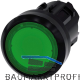 SIEMENS Leuchdrucktaster, gr�n - 3SU1001-0AB40-0AA0