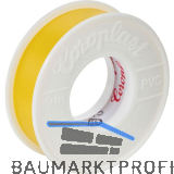 COROPLAST Isolierband 0,10x15mmx10m gelb