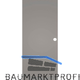 SOLIDO Glasschiebet�r BlackShine, mit Muschelgriff Bohrung 920x2100