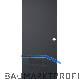 SOLIDO Glasschiebet�r BlackDark, mit Muschelgriff Bohrung 820x2100