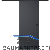 SOLIDO Glasschiebet�r Set BlackDark, Beschl�ge/Muschelgriff schwarz, 920x2100