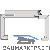 SOLIDO Smart GT-Fertigholzzarge wei� glatt lackiert Links 900/2010/150 mm