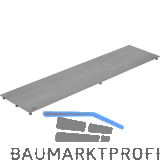 MEAFLOOR Gitterrostauflagen rau 800 x 200 mm