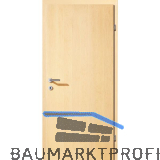 SOLIDO Smart Wohnungseingangst�re Klimaklasse C, Ahorn LI 900/2030 mm