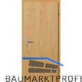 SOLIDO Smart Wohnungseingangst�re Einbruchschutz WK2, Bergeiche RE 800/2030 mm