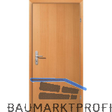 DANA Wohnungseingangst�re Dominanta 3 EI2 30 Buche lackiert LI TBA 980/2050 mm